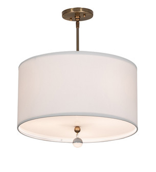 Cilindro LED Pendant in Brass And White (57|219402)