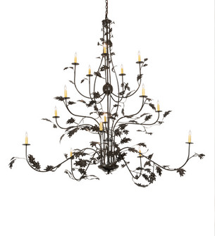 Oak Leaf 15 Light Chandelier in Timeless Bronze (57|218561)