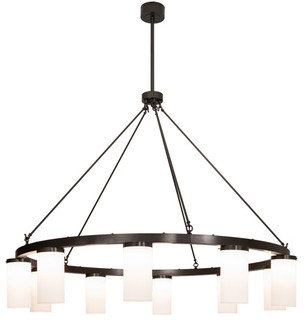 Loxley Ten Light Chandelier in Bronze (57|218453)