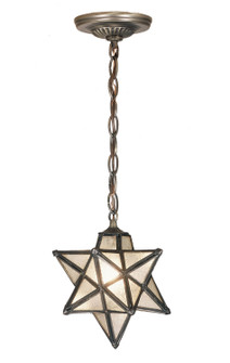 Moravian Star One Light Mini Pendant in Mahogany Bronze (57|21837)