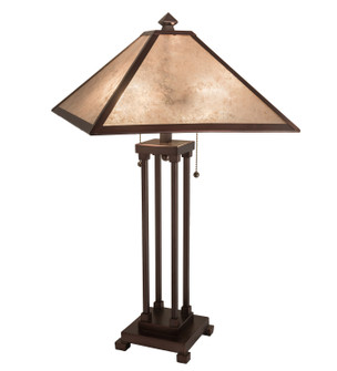Mission Two Light Table Lamp in Mahogany Bronze Mahogany Bronze (57|218345)