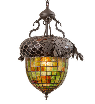 Oak Leaf & Acorn One Light Pendant in Oil Rubbed Bronze (57|217981)