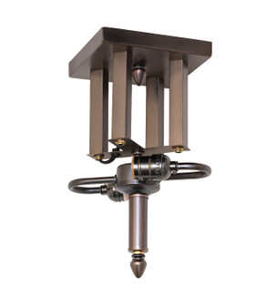 Mission Two Light Flushmount Hardware in Mahogany Bronze (57|21797)
