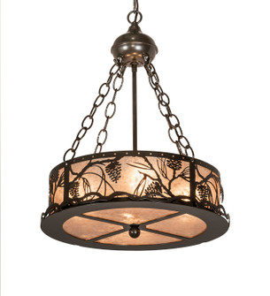 Whispering Pines Four Light Pendant in Timeless Bronze (57|215902)