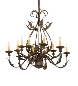 French Elegance 12 Light Chandelier in Antiquity (57|215406)