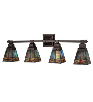 Prairie Dragonfly Four Light Vanity in Mahogany Bronze (57|214031)