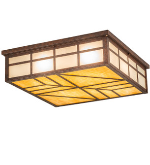 Santa Fe Four Light Flushmount in Rusty Nail (57|213730)