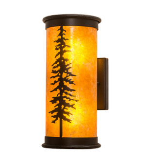 Tall Pines Two Light Wall Sconce in Black Satin Wrought Iron (57|213430)