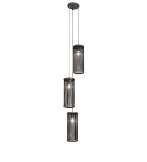 Cilindro Three Light Pendant in Natural Iron (57|212780)