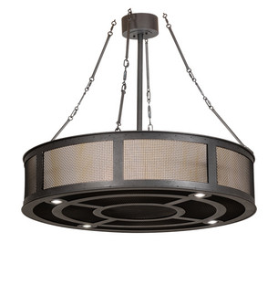 Telluride Magic 16 Light Pendant in Solar Black/Natural Iron (57|212497)
