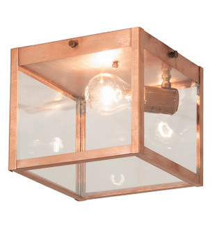 Mission One Light Flushmount in Raw Copper (57|212476)