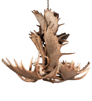 Antlers 12 Light Chandelier in Mahogany Bronze (57|212269)