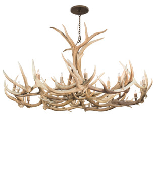 Antlers 18 Light Chandelier in Antique Copper (57|212267)