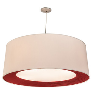 Bruges Five Light Pendant in Nickel And White (57|211887)