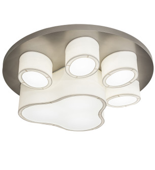 Msu Six Light Flushmount in Nickel Powder Coat (57|211317)