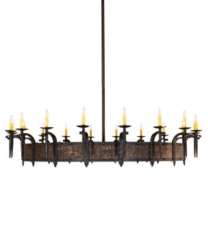 Costello 18 Light Chandelier in Coffee Bean And Blackened Copper (57|211291)