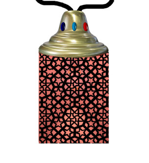 Tortola One Light Lantern in Craftsman Brown (57|210708)