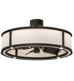 Smythe Craftsman LED Chandel-Air in Wrought Iron (57|210681)