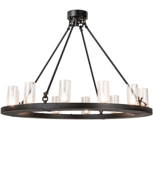 Loxley 12 Light Semi-Flushmount in Solar Black (57|210263)