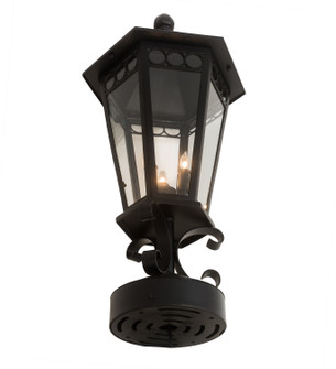 Yorkshire Three Light Post Mount in Solar Black (57|205328)