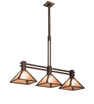Soffe Three Light Island Pendant in Dark Roast (57|205016)
