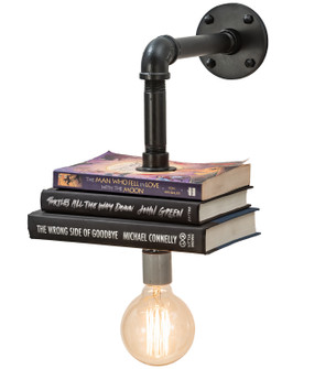 Pipedream One Light Wall Sconce in Solar Black (57|204149)