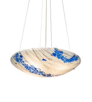 Ramoscelli Four Light Inverted Pendant in Brushed Nickel (57|201935)