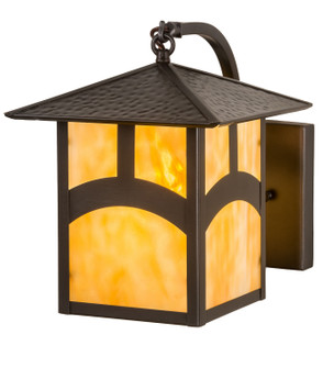 Seneca One Light Wall Sconce in Craftsman Brown (57|201148)