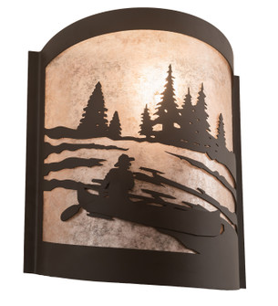 Canoe At Lake One Light Wall Sconce in Oil Rubbed Bronze (57|200794)