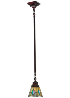 Mackintosh Leaf One Light Mini Pendant in Mahogany Bronze (57|20061)