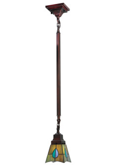 Mackintosh Leaf One Light Mini Pendant in Mahogany Bronze (57|20060)