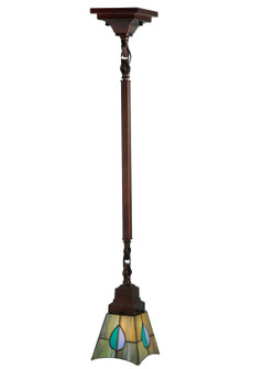 Mackintosh Leaf One Light Mini Pendant in Mahogany Bronze (57|20059)