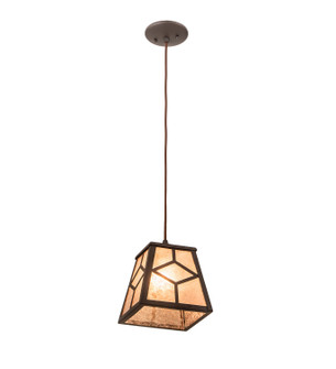 Diamond Craftsman One Light Mini Pendant in Oil Rubbed Bronze (57|200559)