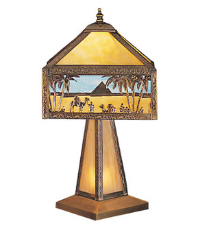 Camel One Light Accent Lamp in Highlighted Craftsman Brown (57|200206)