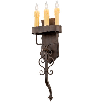 Ahriman Three Light Wall Sconce in Classic Rust (57|199185)