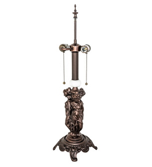 Three Graces Two Light Table Base in Mahogany Bronze (57|19904)