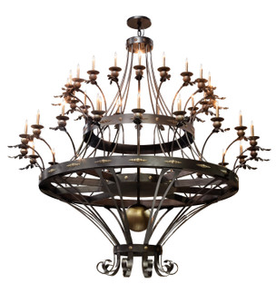 Chloe LED Chandelier in Antique Copper,Oil Rubbed Bronze (57|198967)