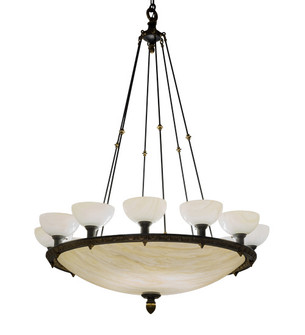 Whitesboro Middle School Auditorium 24 Light Chandelier in Black (57|198020)