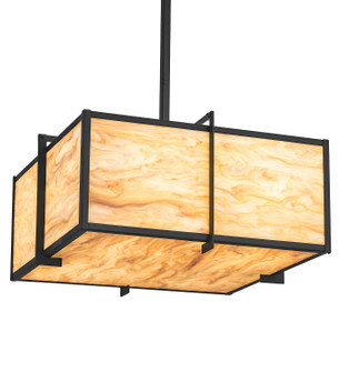 Martis Four Light Inverted Pendant in Textured Black (57|197746)