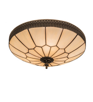 Vincent Three Light Flushmount in Craftsman Brown With Highlights (57|197707)