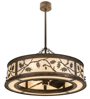 Oak Leaf & Acorn 12 Light Chandel-Air in Oiled Bronze (57|197416)