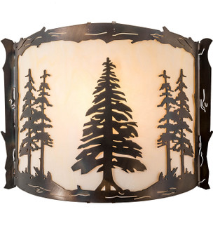 Tall Pines One Light Wall Sconce in Dark Burnished Antique Copper (57|197101)