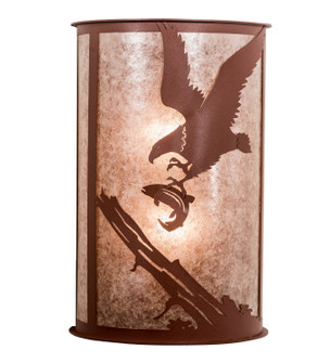 Strike Of The Eagle Two Light Wall Sconce in Antique Copper (57|197065)