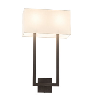 Quadrato Two Light Wall Sconce in Oil Rubbed Bronze (57|195759)