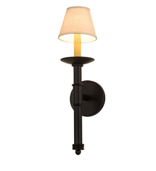 Amada One Light Wall Sconce in Blackwash (57|195580)
