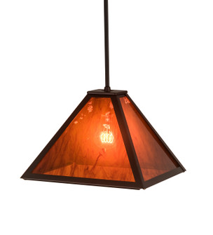 Mission One Light Pendant in Mahogany Bronze (57|195195)
