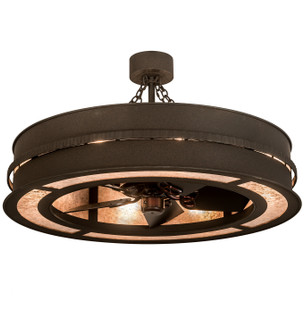 Golden Forge Eight Light Chandel-Air in Dark Roast Oiled Bronze (57|195174)