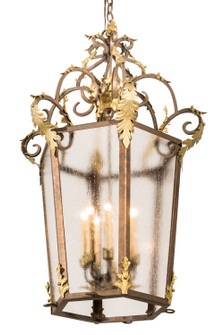 Elisa Eight Light Pendant in Light Tobacco & Antique Gold (57|194644)