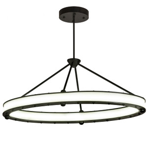 Anillo LED Pendant in Brushed Blackened Steel (57|194571)