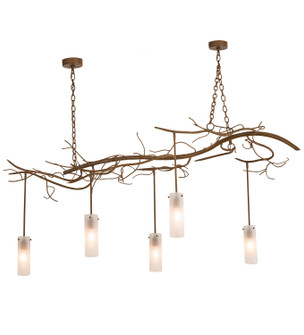 Winter Solstice Five Light Chandelier in Rust (57|194362)